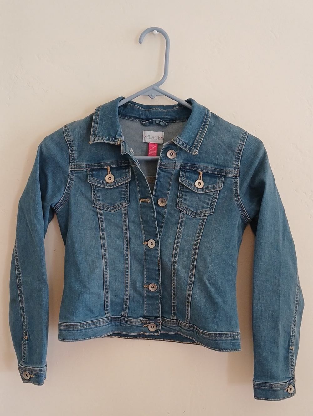 Girls jean jacket, size 10/12